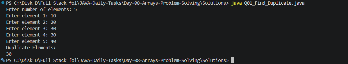 Q01 Output