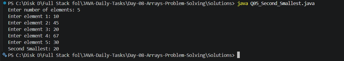 Q05 Output