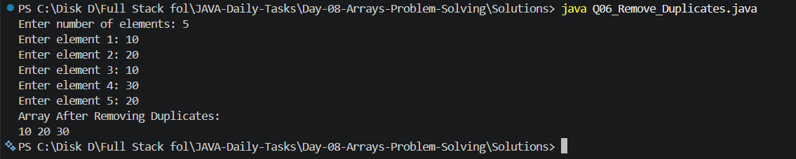 Q06 Output