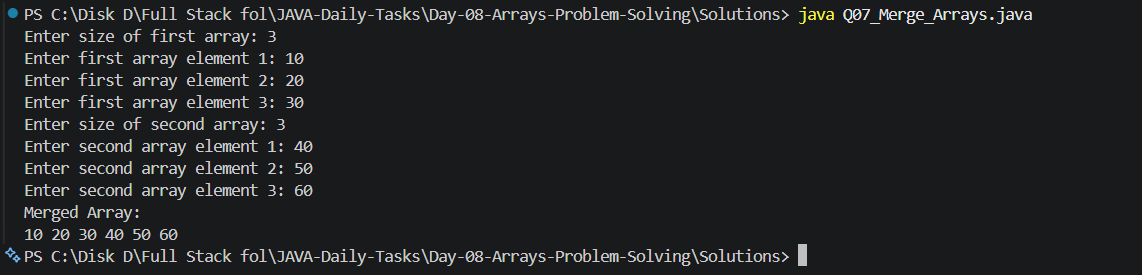 Q07 Output
