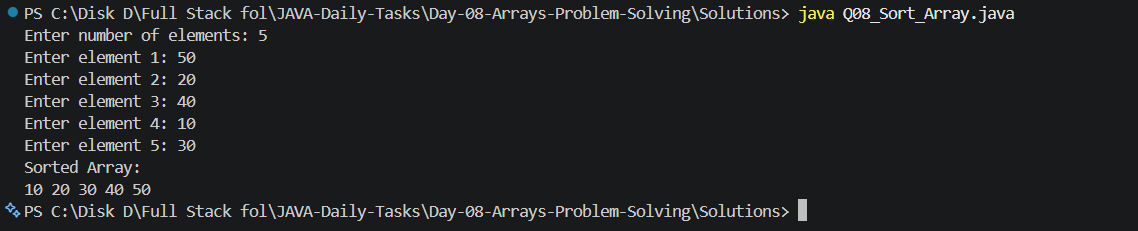 Q08 Output