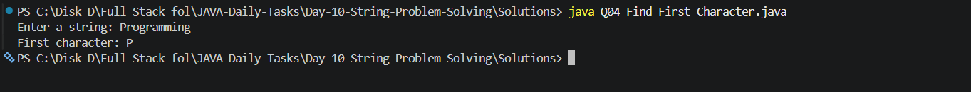 Q04 Output