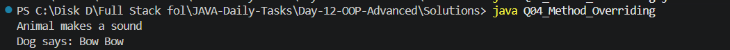 Q04 Output