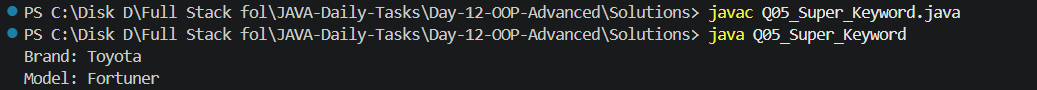 Q05 Output