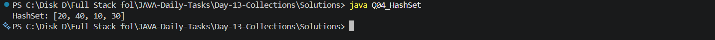 Q04 Output